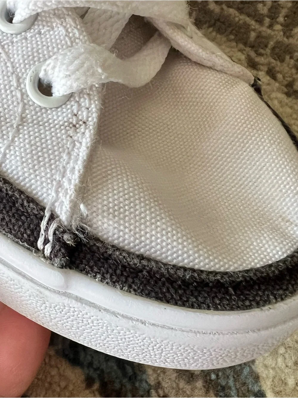 Nike White High-Top Sneakers with Black Swoosh and Accent size 6.5